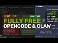 Unlimited Free APIs GLM-5 Kimi-K2 5 MiniMax OpenCode OpenClaw This FULLY FREE Coder is CRAZY