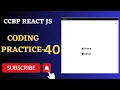 Hamburger Menu Coding Practice 40 REACT JS NxtWave CCBP 4 0