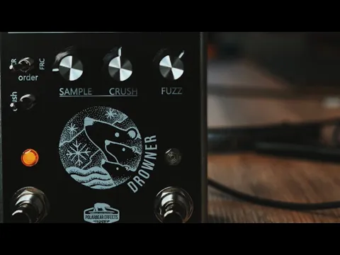 Polarbear Effects Drowner Fuzz/Bitcrusher/Reverb | Delicious Audio