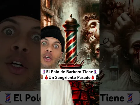💈El Polo de Barbero Tiene Un Sangriento Pasado🩸#historia #barberia #💈 #barberpole