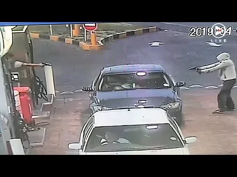 Download MP3 Caught on camera: Alleged Cape Town gang member assassinated at petrol station