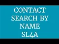 Searching Contacts by Name - SL4A Android