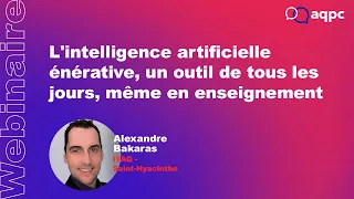 L'intelligence artificielle générative, un outil de tous les jours, même en enseignement