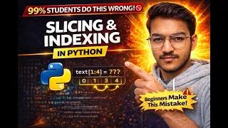 Python Slicing Indexing Masterclass Explained with Easy Examples Python for Beginners