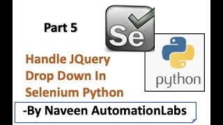Handle JQuery Multi Select Drop Down Interview Question - Selenium Python