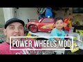 DIY Power Wheels Battery Mod - Lightening Mcqueen