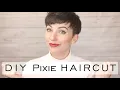 CUTTING MY OWN HAIR Pixie Haircut Women s Short Hair Minimalist Style Emily Wheatley
