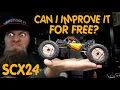 Changing SCX24 Shock Setups Until It Works