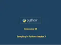 DataCamp 48 - Sampling in Python chapter 3