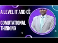 COMPUTATIONAL THINKING -