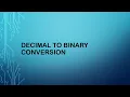Decimal to Binary Conversion KTU Digital Electronics Malayalam