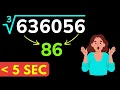 Find Cube Root of Big Numbers in Seconds No Calculator Needed