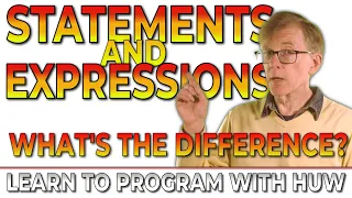 Statements and Expressions What s The Difference Learn To Program With Huw