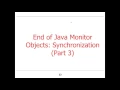 Java Monitor Object Synchronization Part 3