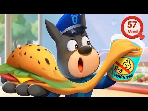Download MP3 Jangan Makan mainan😣⚠️ | Pengetahuan Keamanan | Kepala Polisi Labrador| BabyBus Bahasa Indonesia