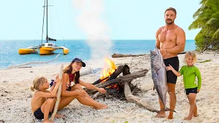 Alone on a Deserted Atoll (1 Hour of Raw Life)