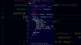 Light Dark Mode Toggle using React JS
