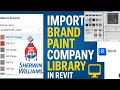 How to import paint Company material library in Revit II step by step guide