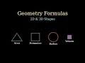 All Geometry Formulas Explained with Shapes 2D 3D Visual Guide for Students