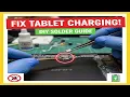 Replacing type c onn tablet charging port