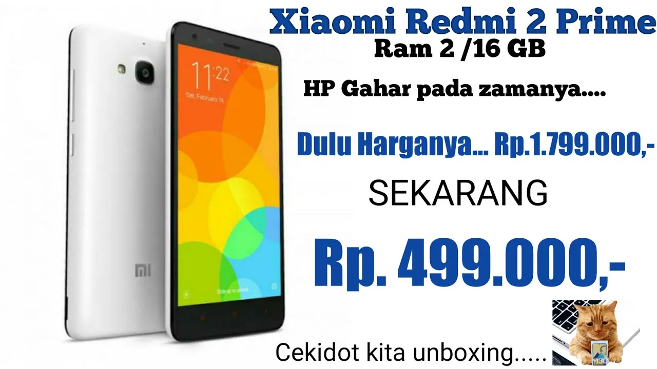 Xiaomi Redmi 2 Tabloid Pulsa