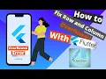 How to Fix Row and Column overflowed in Flutter Apps With two simple ways simple example speed code