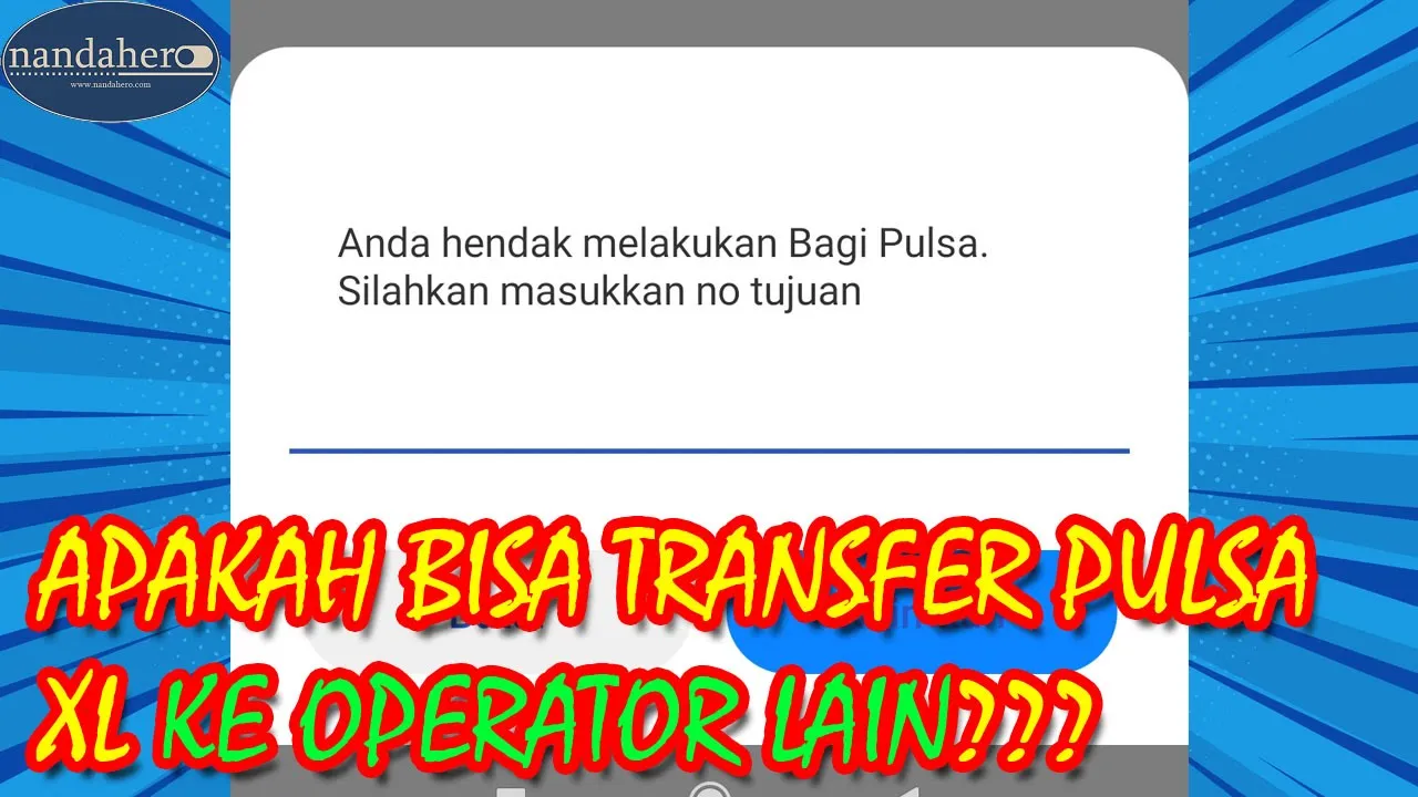 Cara transfer pulsa dari Xl ke Indosat bisa nggak ya?