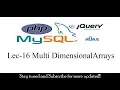 Lec-16 Multi Dimensional Arrays in PHP PHP Tutorial