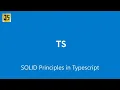 Solid Principles explained using Typescript Angular 13 project
