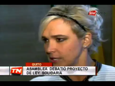 Asamblea debatió proyecto de ley solidaria