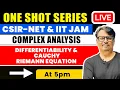 Differentiability Cauchy Riemann Eq Complex Analysis One Shot for CSIR NET IIT JAM By GP Sir