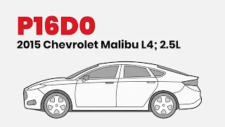 How to Fix P16D0 on the 2015 Chevrolet Malibu L4 2 5L