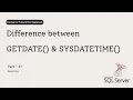 47 Every DateTime Functions Explained in SQL Server
