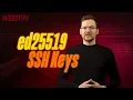 Hardened security and passwordless login with ed25519 SSH keys