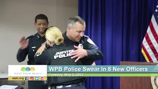 WPB Police Swear In 8 New Officers
