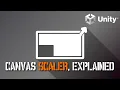 Canvas Scaler Explained Unity Tutorial