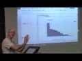 Intro Stats Lect 3A cntd Area under Triangular Distribution Spreadsheet Simulation with RAND