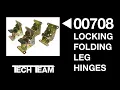 Tech Team 00708 Locking Folding Leg Hinges