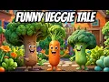 Funny Veggies Tale Who is The Best Vegetable Funny Story for Kids Good Night Tales