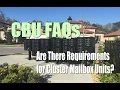 Are There Requirements for Cluster Mailbox Units