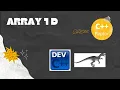 Array 1 Dimensi DEV C dan Raptor PRAKTIKUM ALGORITMA PEMROGRAMAN