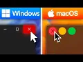 41 Simple Tasks on Windows vs MacOS
