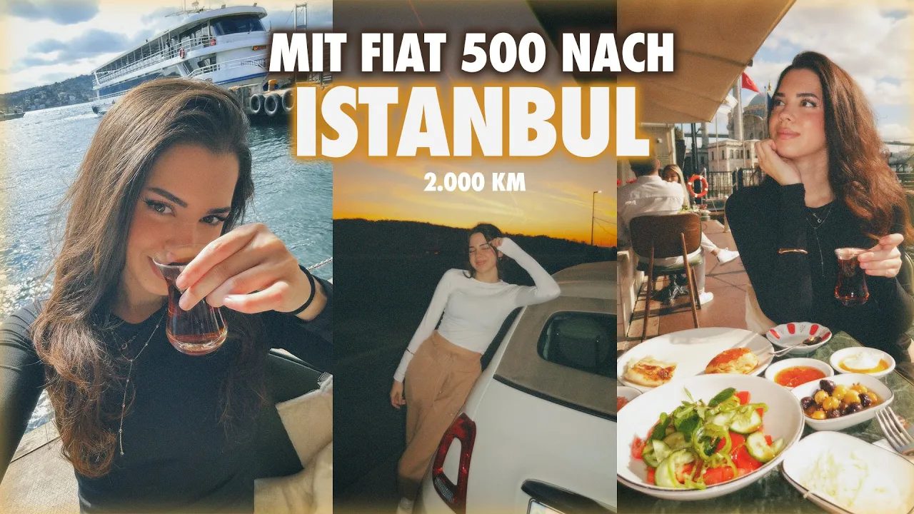 mit fiat 500 nach istanbul 🚗🕌| pakete, job, makeup, && | vlog #3 | ay