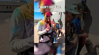 IT WASN’T  CHOCOLATE!