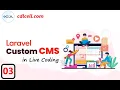 03 Integrate Website Template Build content management system in PHP Laravel