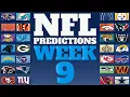 NFL Week 9 Predictions 2025