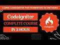 CodeIgniter Tutorial for Beginners in Hindi CodeIgniter Complete Course CodeIgniter Full Course