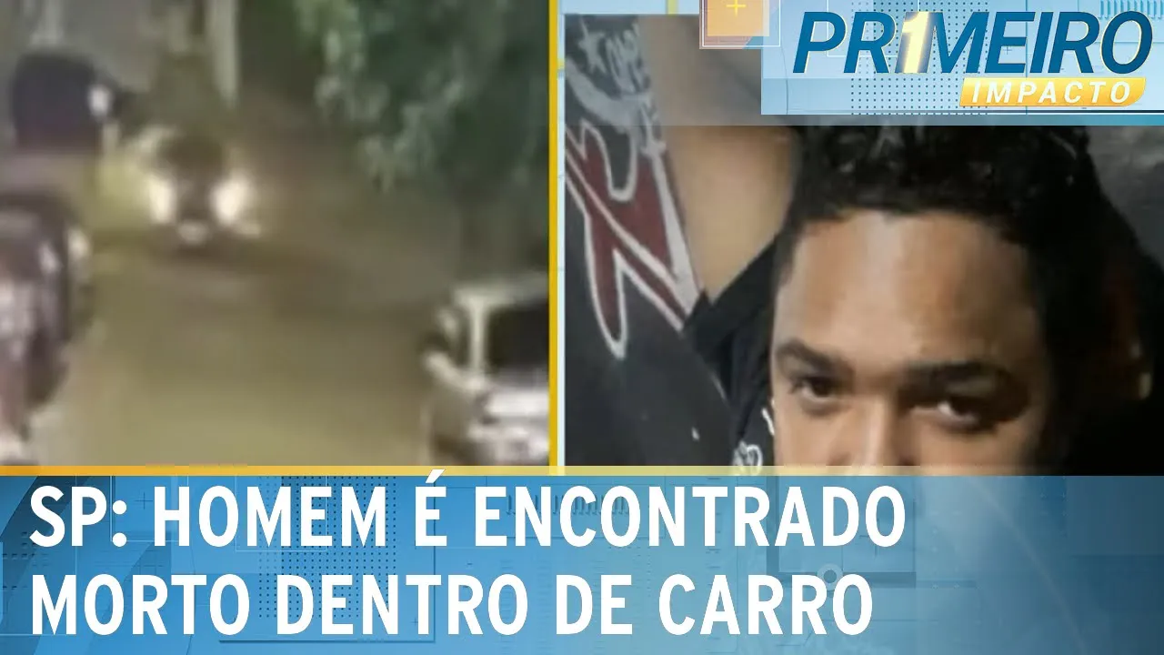 Homem é encontrado morto dentro de veículo em São Paulo | Primeiro Impacto (23/11/23)