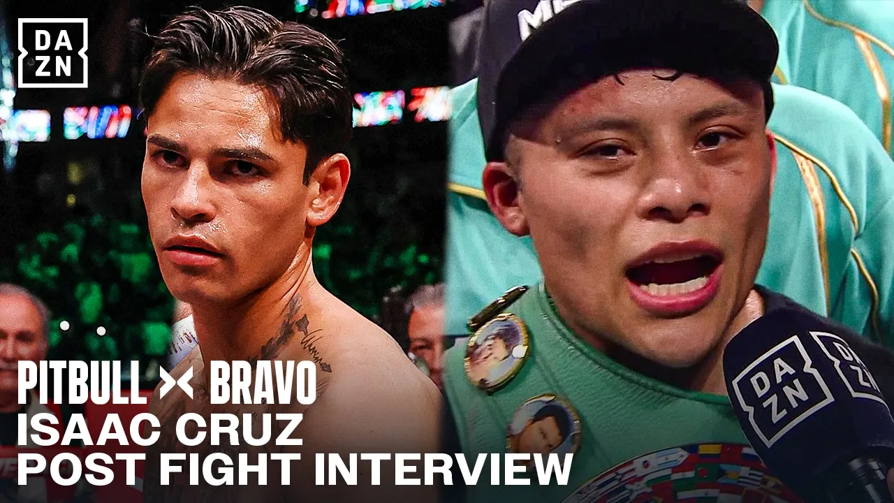"I'M HERE, COME ON RYAN!" Pitbull Cruz REACTS to knocking out Nestor Bravo and CALLS OUT Ryan Garcia