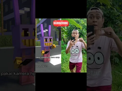 Original vs Animation - Liat Nyamuk Pake Hape #minecraft #comedy